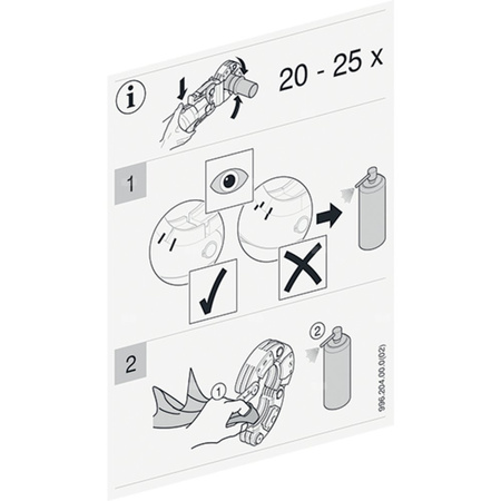 Naklejka informacyjna - opaski zaciskowe Mapress