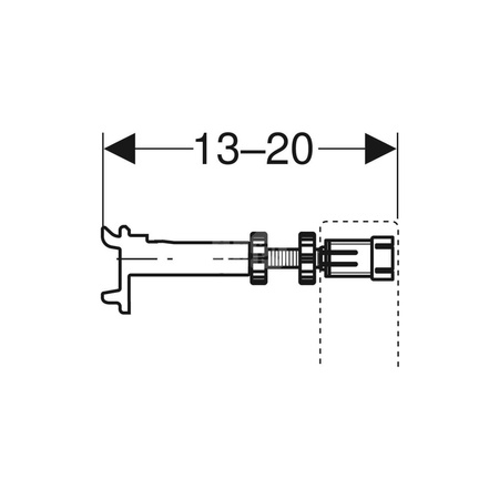 Zestaw warstw pokrycia do wspornika dystansowego Geberit Duofix (2 szt.)