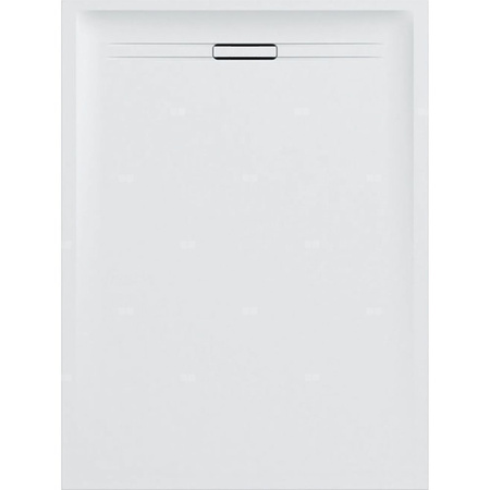 Brodzik prostokątny Geberit Sestra: 120x80x4cm, Biały / Struktura łupka