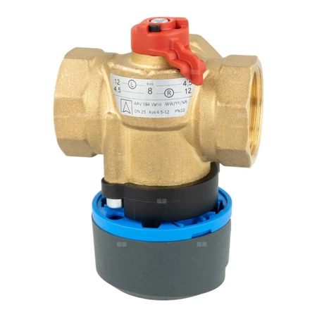 Zawór obrotowy trójdrogowy AFRISO ARV 384 Vario ProClick, mieszający, DN 25