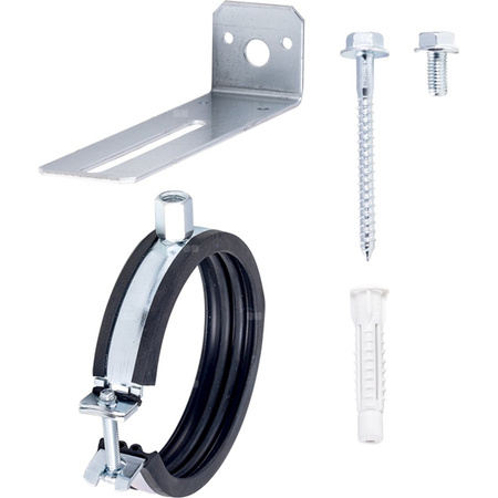 Mocowanie rury spłukującej Geberit do spłuczki podtynkowej Omega, wysokość zabudowy 82 cm