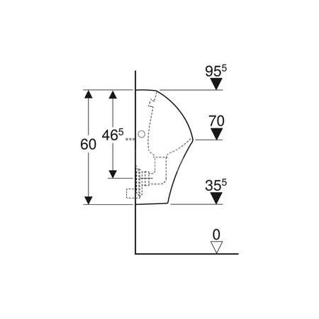 Głowica tryskaczowa Geberit kompletna