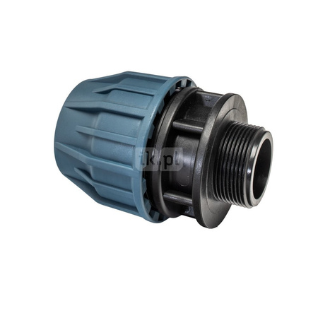 San. PN10 PE-Xa x AG MICROFLEX PP COUPLING 2" M X 63 X 5 .8 PE