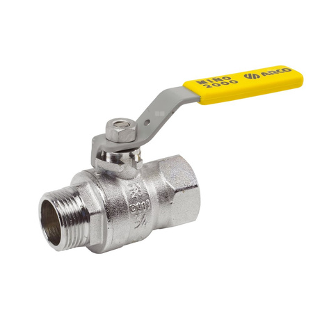Zawór odcinający do gazu ARCO MIÑO GZ 1/2'' x GW 1/2'', uchwyt rączka
