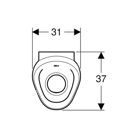 Głowica tryskaczowa Geberit kompletna
