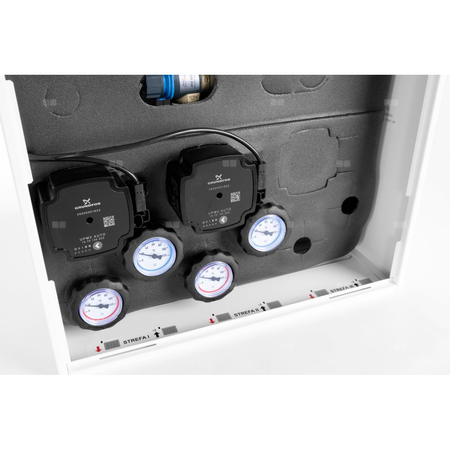 Grupa pompowa AFRISO PrimoBox AZB 201 GZ x GW 3/4'' x 3/4'', z zaworem termostatycznym, z izolacją