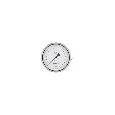 Manometr z rurką Bourdona AFRISO RF precyzyjny F 0/1 bar G1/2B radialne fi 160 mm, kl. 0.6%