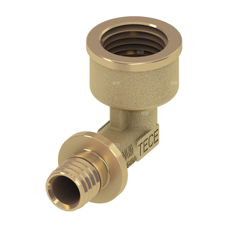 Mufa przejściowa 90' TECE flex, mosiądz, 20 mm x 1/2'' (zz x GW)