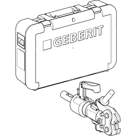 Zaciskarka GEBERIT (zasilanie sieciowe) 12-108 mm 230 V + walizka
