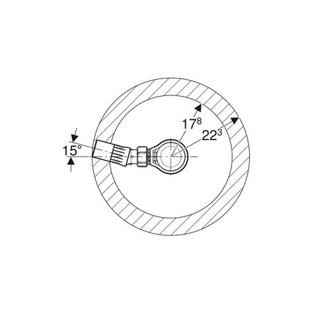 Pokrywa odpływu Geberit d52, do zestawu odpływowego do brodzików: Chrom błyszczący