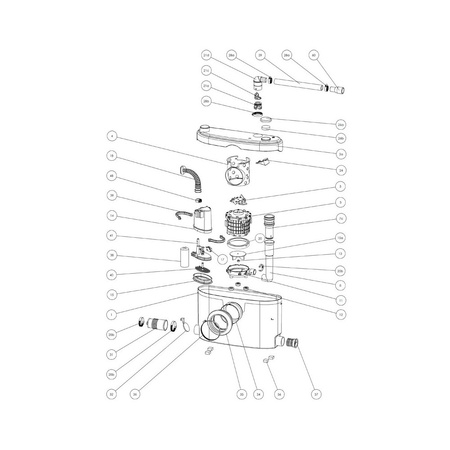 SANISLIM - Rozdrabniacz (WC, umywalka, prysznic, bidet)