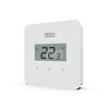 Przewodowy regulator pokojowy dwustanowy - duże cyfry (panel przedni ze szkła) biały, model T-2.1