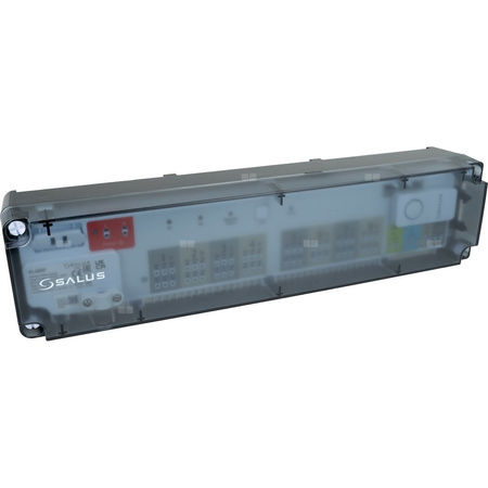 SALUS StartPack Premium RF - zestaw bezprzewodowego sterowania ogrzewaniem podłogowym z zarządzaniem przez Internet: KL08RF230V, UG800, 4 x SQ610RF