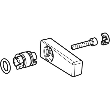 Zestaw dźwigni mieszacza Geberit do baterii umywalkowej typ 186