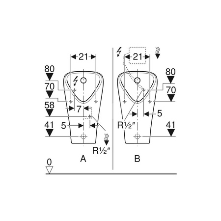 Głowica tryskaczowa Geberit kompletna
