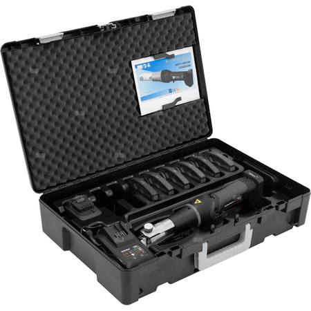 Komplet narzędzi – zaciskarka KAN-therm Mini + szczęki typu "M" - 15-28