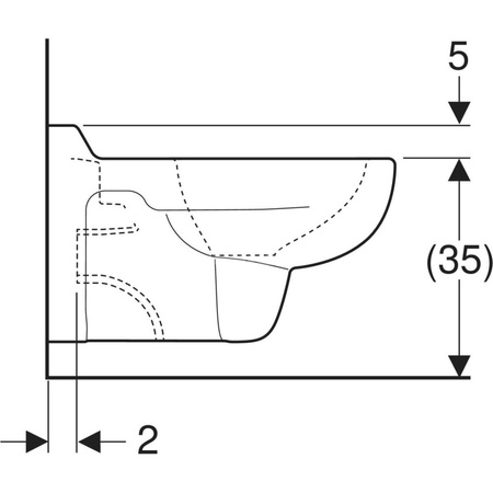 Wisząca miska WC dla dzieci Geberit Bambini