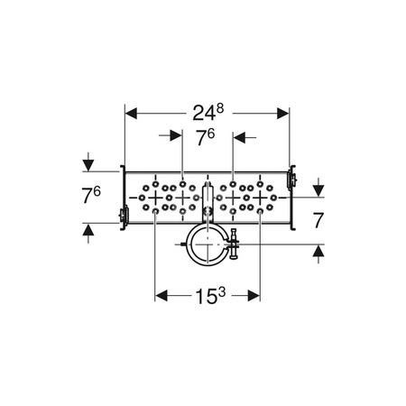 Zestaw nakrętek kołnierzowych Geberit (2 szt.)