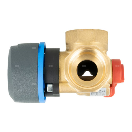 Zawór obrotowy trójdrogowy AFRISO ARV 384 Vario ProClick, mieszający, Siłownik elektryczny ARM 343, DN 25