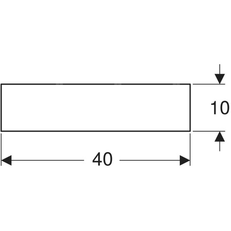 Osłona dekoracyjna Geberit Bambini boczna, do umywalki dla dzieci, niższa umywalka: Biały-alpin / Matowy