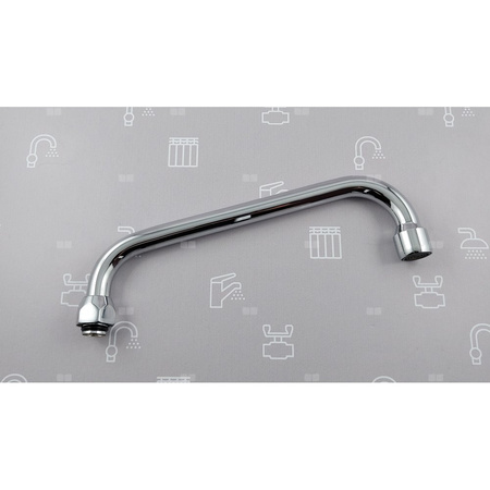 WYLEWKA U FI16/L=220 MM Z NAPOWIETRZACZEM STRUMIENIA CHROM (BAT. STANDARD PO 2020R.)