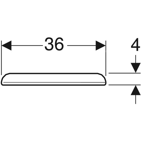 Deska sedesowa Geberit myDay: Wolne opadanie=Tak, Mocowanie=Od góry, Biały / Błyszczący