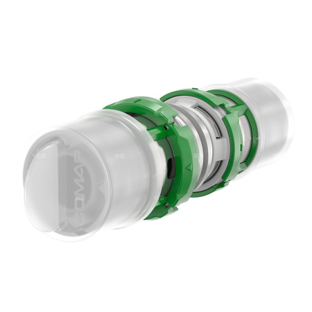 Złączka redukcyjna, zaprasowywana COMAP MultiSkin Visu-Control redukcja, mosiądz, 16x2 x 14x2 (MZ)