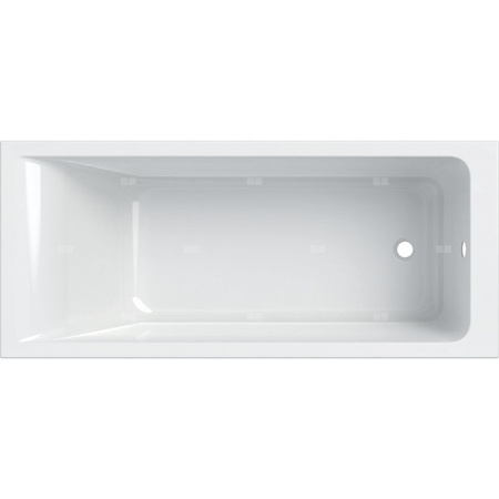 Wanna prostokątna Geberit Selnova Square, z nogami: 160x70cm, Całkowita pojemność=178l
