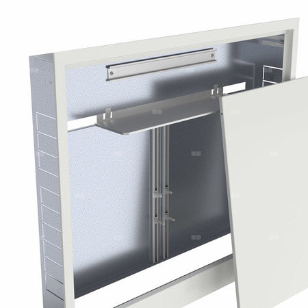 Szafka podtynkowa SP-12/8L (12 obw. c.o./8 obw. z ukł. miesz.) pod listwę sterującą II