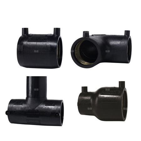 Trójnik elektrooporowy 90 st. równoprzelotowy E+ PE100 SDR11 d200, Georg Fischer