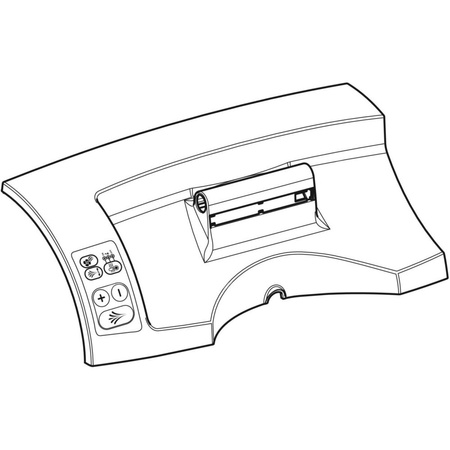 Górna część obudowy do Geberit AquaClean 5000: Pergamon