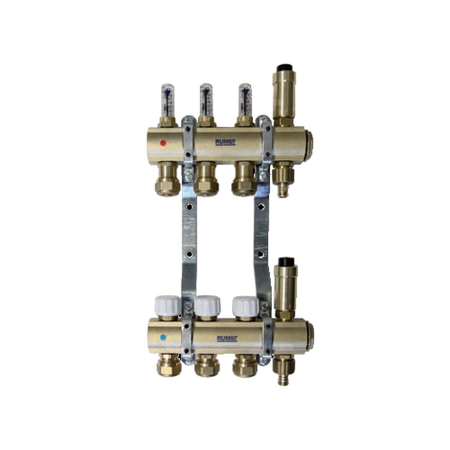 Rozdzielacz ogrzewania RUMET 71E 9 obwodowy
