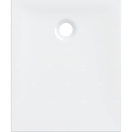Brodzik prostokątny Geberit Nemea: 90x75x3.5cm, Biały / Błyszczący