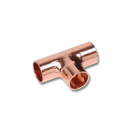 Trójnik SANHA 5130 miedź 10 mm x 12 mm x 10 mm (lut wewnętrzny)