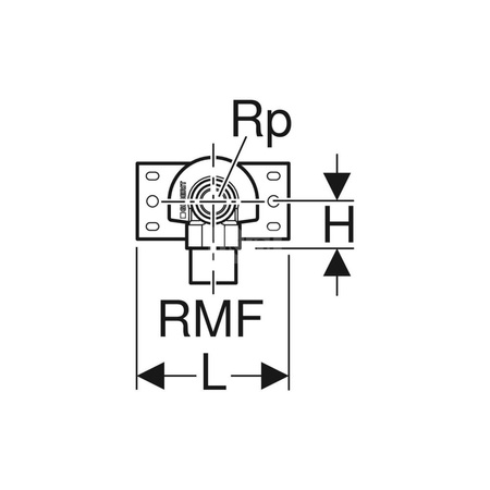 Zestaw do izolacji akustycznej do urządzeń odpływowych GEBERIT Mepla EPDM