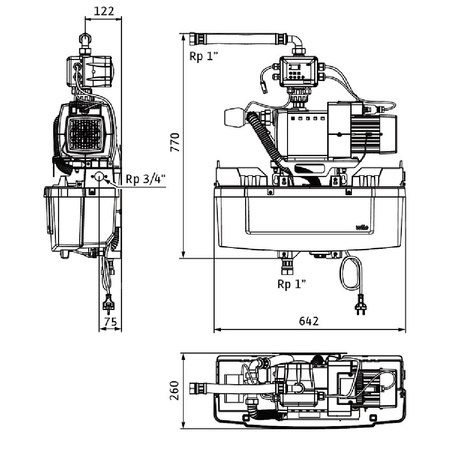 Pompa do ścieków WILO RAIN1 50 Hz / 4.6 m³/h / 1.06 W