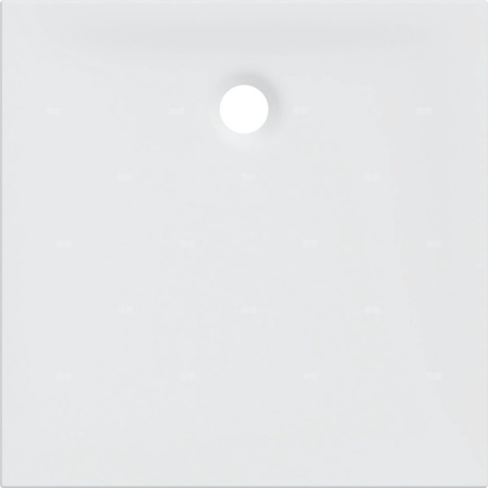 Brodzik kwadratowy Geberit Nemea: 90x90x3.5cm, Biały / Matowy