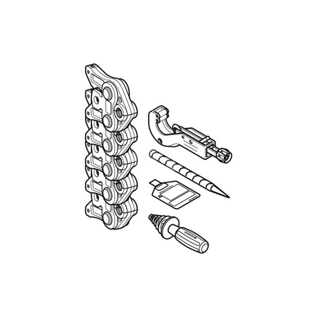 Szczęki zaciskowe (komplet) GEBERIT Mapress fi 16 mm do złączek zaprasowywanych