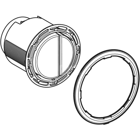 Przycisk pneumatyczny Typ 01 2M chrom