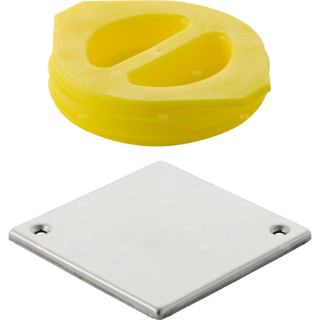 Pokrywa Geberit z zabezpieczeniem, z zaślepką