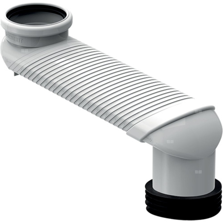 Zestaw kolan odsadzkowych Geberit do stojącej miski WC: Biały-alpin