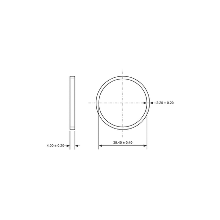 Uszczelka o średnicy 40mm