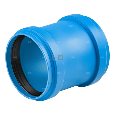 Mufa przesuwna MAGNAPLAST Ultra dB UDBU, PP-m (niebieski), DN 160 (ww x ww), do kanalizacji