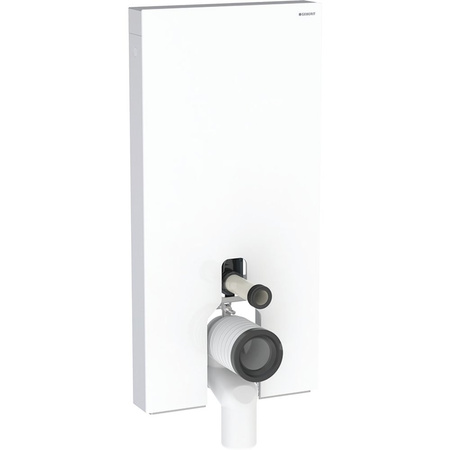 Moduł sanitarny do WC stojącego GEBERIT Monolith Plus, 1010 mm x 480 mm x 106 mm, front: biały, bok: aluminium