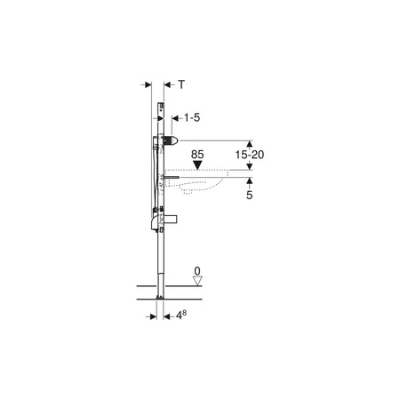 Syfon podtynkowy Geberit do umywalki