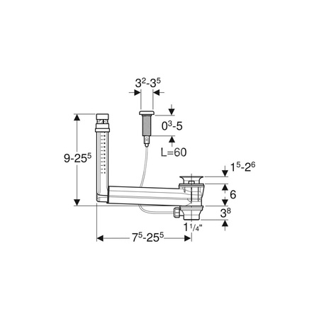 Pokrętło Geberit: Polerowany