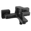 Bateria wannowa ścienna FERRO VITTO BLACK VERDELINE, kolor czarny