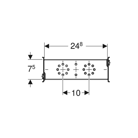 Uchwyt mocujący Geberit