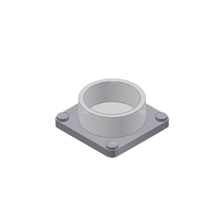 Zestaw kołnierzy do lutowania 76 mm stal