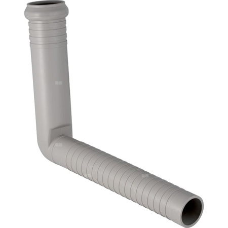 Kolanko przelewowe Geberit: d=32mm, Szary granit